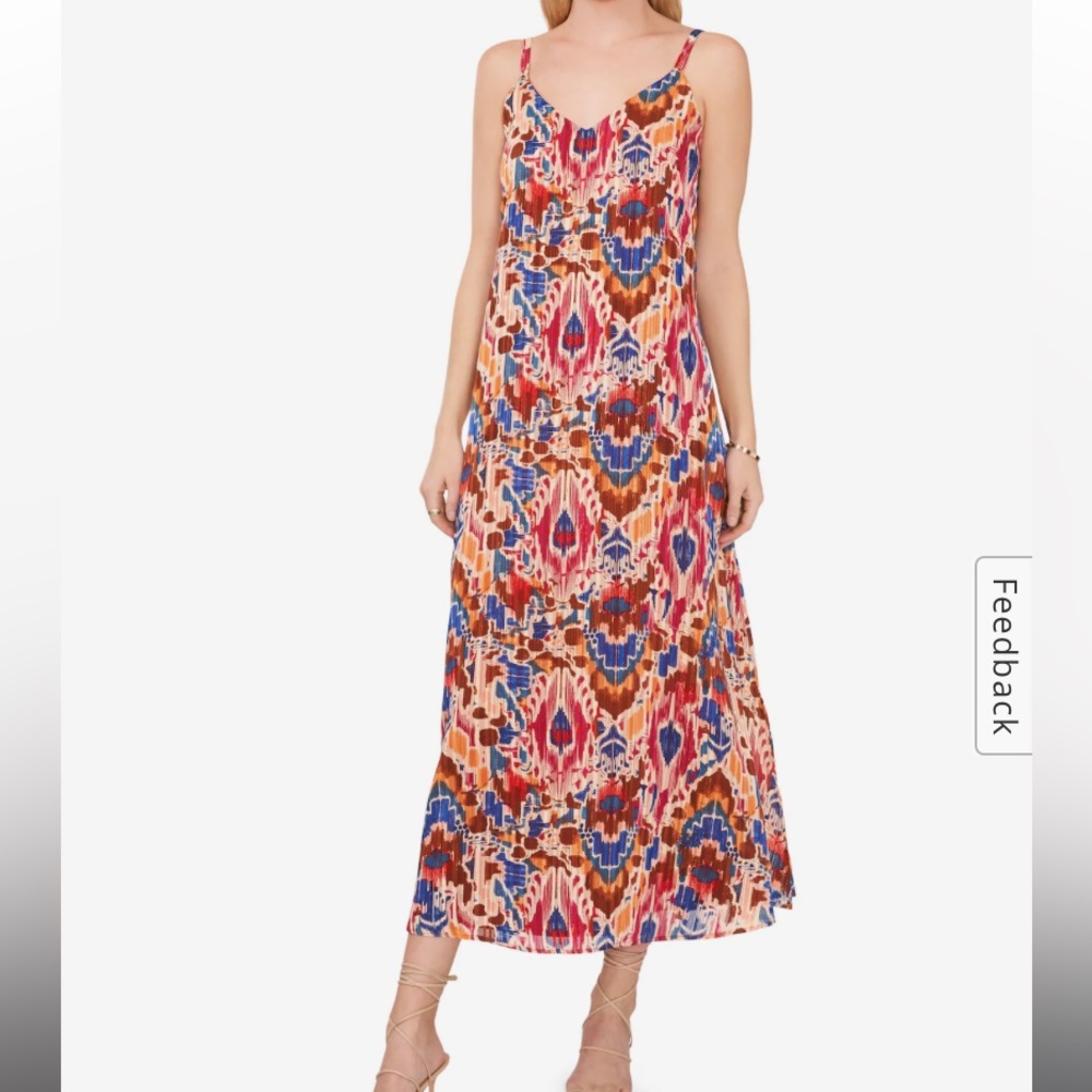 Vince Camuto Printed Tank Maxi Dress